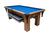 Mesa de Sinuca Vintage com Tampo de Ping Pong - 1,96x1,06 Azul royal