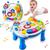 Mesa Didática Infantil Atividades Para Bebês Com Som E Luz - Zoop Toys Azul