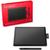 Mesa Digitalizadora Wacom One CTL-472 Pequena Preta e Vermelha Preto e Vermelho