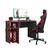 Mesa Escrivaninha PC Gamer 3875 - Speciale Home preto e vermelho