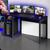 Mesa Gamer Destiny Ideal para 3 Monitores Preto/Azul - Tecno Mobili Preto e Azul
