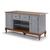 Mesa Ilha Cozinha 2 portas 2 gavetas Hannover - M560710 Imbuia - Verniz