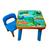 Mesa Infantil com Cadeira com Porta Objetos para Atividade - Monte Líbano Turma do dino