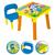 Mesa Mesinha Infantil C/ Cadeira Didática Educativo Colorido Galinha pintadinha