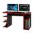 Mesa para Computador Escrivaninha Gamer Mdp 135x60 Netmobil Vermelho