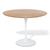 Mesa Saarinen Redonda 60 cm Madeira Base Branca Freijó