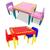 Mesinha de Atividades Infantil Educativa E Didática E 2 Cadeiras Tritec Azul
