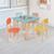 Mesinha Infantil com 4 Cadeiras em Madeira Para Estudos Colors