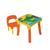 Mesinha infantil Didática com Cadeira desmontável e portátil Dino