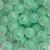 Miçanga Bola Fosca 8mm Com Miolo Colorido Candy Para Pulseira Infantil Colar Bijuterias Pulseirinhas Aprox.200 Bolinhas Missanga 8mm Verde