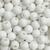 Miçanga de Bola Colorida Bolinhas Lisa Leitosa 6mm Aprox. 700 Bolinhas 100gr Para Fazer Pulseiras Bolinha Leitosa Branca