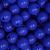 Miçanga de Bola Colorida Bolinhas Lisa Leitosa 6mm Aprox. 700 Bolinhas 100gr Para Fazer Pulseiras Bolinha Leitosa Azul