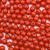 Miçanga Passante Bola Lisa Plástico 6mm 1000pçs 150g Escolha a Cor Vermelho