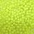 Miçanga Passante Bola Lisa Plástico 6mm 1000pçs 150g Escolha a Cor Amarelo Neon