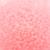 Miçanga Passante Bola Lisa Plástico 6mm 100pçs 15g Rosa Claro Transparente