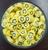 Miçangas de Borracha  Formato a Escolher Com 50Unidades Smile Amarelo