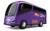 Micro Onibus Micro Bus - Carrinho Infantil 28cm - Omg Kids Roxo