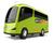 Micro Ônibus Micro Bus - Carrinho Infantil 28cm - Omg Kids Verde