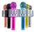 Microfone Bluetooth Karaoke Sem Fio Youtuber Reporter Cores Prateado