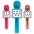 Microfone Bluetooth Sem Fio Youtube Karaoke Muda Voz - Zoop Toys Azul
