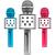 Microfone Bluetooth Sem Fio Youtuber Karaoke Reporter Cores - Zoop Toys Prata