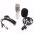Microfone Condensador Profissional BM-800 Branco