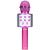 Microfone Infantil Karaoke Bluetooth Star Voice Rosa - ATURN SHOP - Karaoke Show - ATURN SHOP Rosa