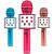 Microfone Karaokê Bluetooth Show Recarregavel Caixa De Som - Zoop Toys Rosa