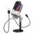 Microfone Profissional Gamer LED Rgb Alta Sensibilidade USB Branco