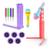 Microfone Projetor Desenho Infantil Educacional Kids 11 Pçs Colorido