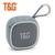 Mini alto-falante T & G portátil Bluetooth Cinza