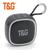 Mini alto-falante T & G portátil Bluetooth Preto