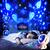 Mini Astronauta Galaxy Projetor Noite Luz Quarto Luminária Crianças Usb Ws-8805 Luuk Young Rosa