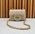 Mini bag bolsa feminina luxo transversal diva influencer Marfim