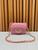 Mini bag bolsa feminina luxo transversal diva influencer Rosa