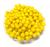Mini Bala Confeito Tutti-frutti Horizon 500g (Escolha a cor) Amarelo