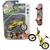 Mini Bicicleta De Dedo Power and Speed Brinquedo Kit Com 2 Unidades Amarelo