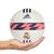 Mini Bola Real Madrid Adidas Branco, Rosa