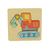 Mini Brinquedo Educativo Quebra Cabeça Madeira Encaixe Infantil Colorido Trator
