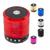 Mini Caixinha Som 887 Bluetooth Portátil Usb Mp3 P2 Sd Rádio Fm Vermelho