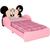 Mini Cama Minnie Disney Pura Magia Rosa com Preto