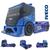 Mini Caminhãozinho De Corrida Brinquedo Masculino Racing Truck Azul, Azul