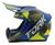 Mini Capacete Pro Tork Cross Edition Decorativo AZUL - AMARELO