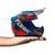 Mini Capacete Pro Tork Edition Cross Brilhante Vermelho/Azul