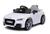 Mini Carro Elétrico 6v TTRS Infantil Bateria Recarregavel Branco/Preto Controle Remoto Velocidade 5km/h Branco