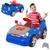 Mini Carro Eletrico Infantil C/ Carregador E Controle Remoto Azul