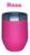 Mini Copo Térmico Anti-vazamento Inox de 360ML Rosa-chiclete