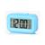 Mini despertador relógio digital temperatura luz noturna Azul