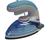 Mini Ferro de Passar à Vapor para Viagem Bivolt Steamer Vertical com para Patchwork e uso em artesanato Presente Dia das Mães Azul