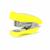 Mini Grampeador Neon Lyke para Grampos 24/6 26/6 Yellow